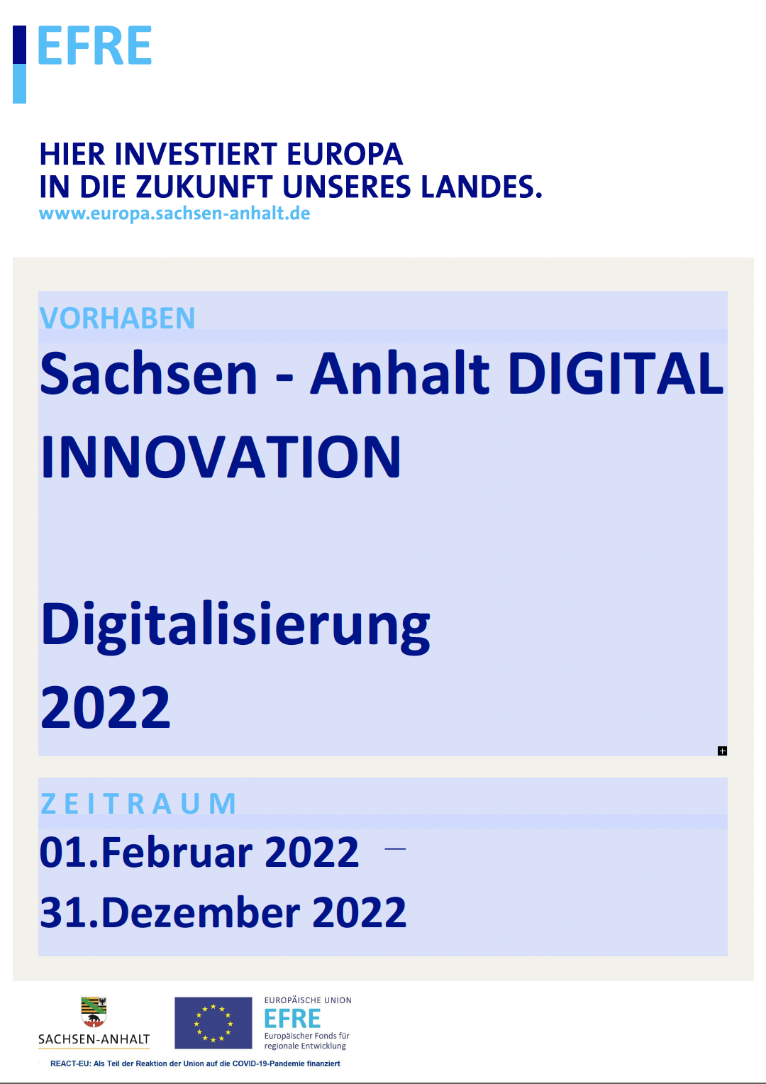 Förderprogramm: Digitalisierung in Produktion 2022